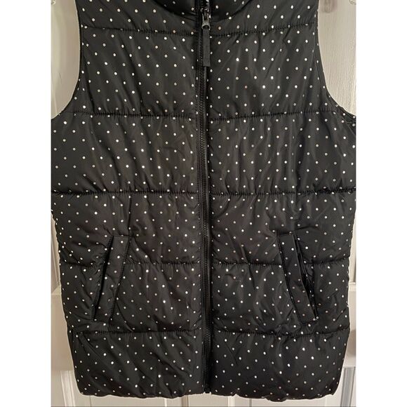 Old Navy polka dot puffer vest size girls 18 XXL - Picture 3 of 8